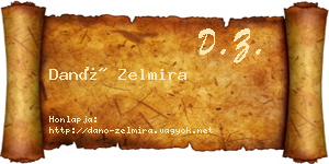 Danó Zelmira névjegykártya